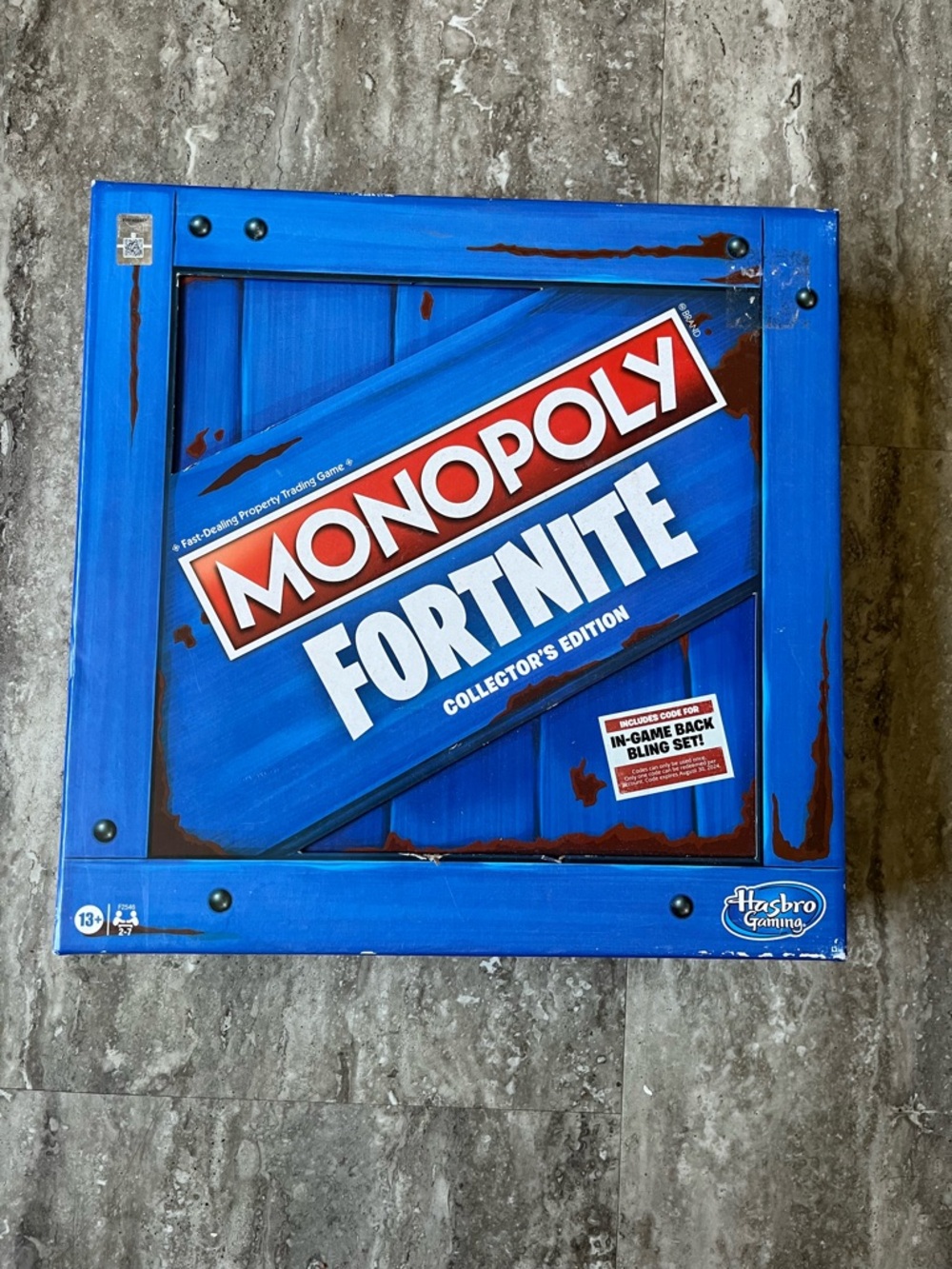 Hasbro Monopoly Fortnite Board Game - Blue and Red